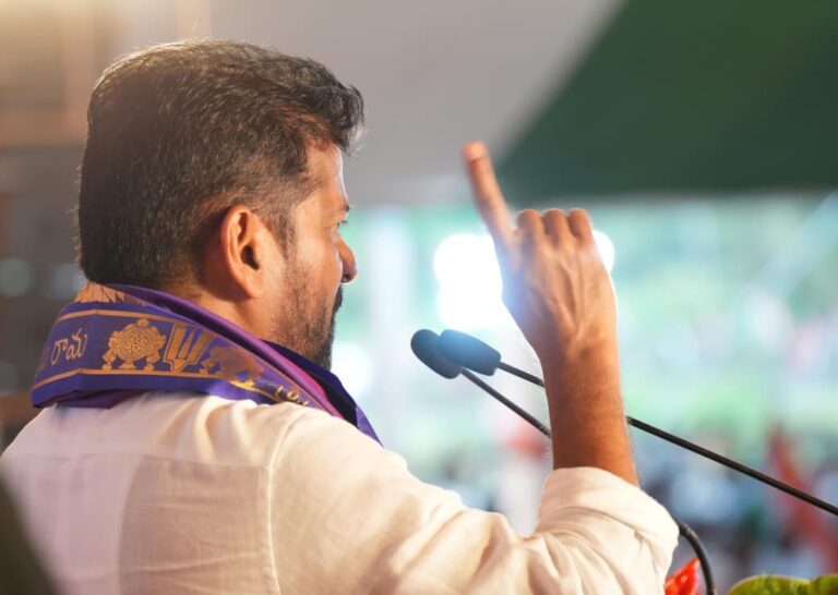 Money ruined KCR family: Revanth