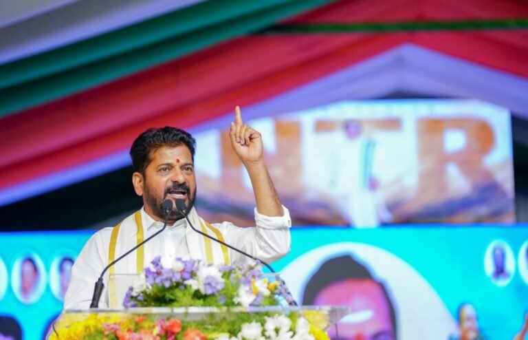 CM takes a dig at BRS for criticising installing NTR statue