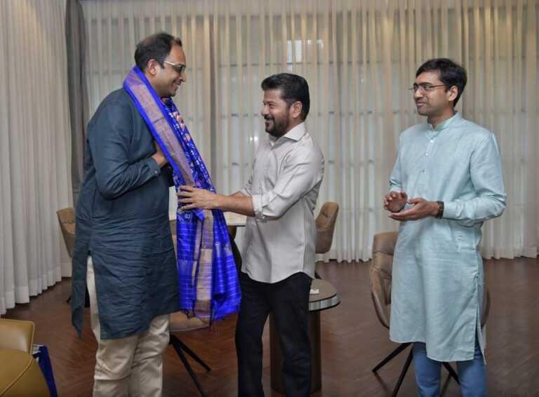 Skyroot Aerospace Founders met Chief Minister Revanth